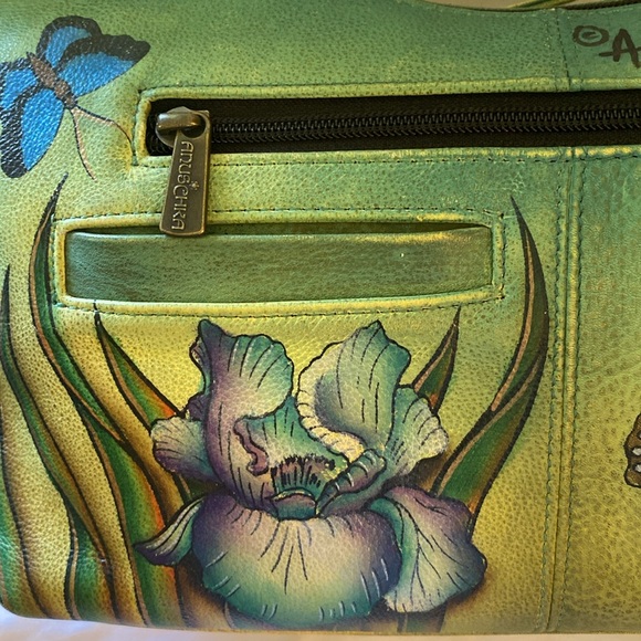 Anuschka Leather Bag Gently Used/Excellent Condition Adjustable Strap - Picture 8 of 16